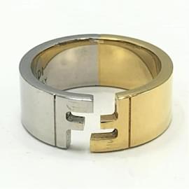 Fendi-Fendi Blue Brass Band Ring-Blue