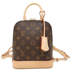 Louis Vuitton Monogram Alma Backpack Brown