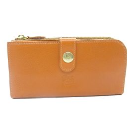Il Bisonte Brown Leather Bi-Fold Wallet Brown