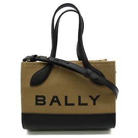 Bally 2-Way Shoulder Bag BAR KEEP ON XS Brown