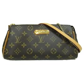Louis Vuitton-Louis Vuitton Eva Brown Monogram Shoulder Bag-Brown
