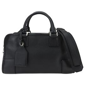 Loewe Amazona 28 Leather Handbag Black