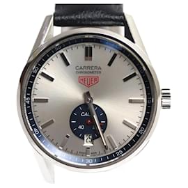 Tag Heuer-TAG HEUER Carrera Caliber 6 Automatic Wristwatch-Navy blue