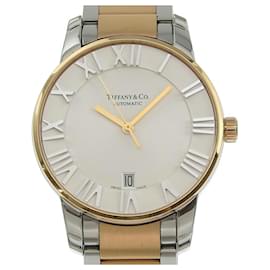 Tiffany & Co-Tiffany & Co. Atlas Dome Watch-Silvery,Golden