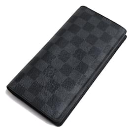 Louis Vuitton-Louis Vuitton Portefeuille Brazza Long Wallet-Brown,Black