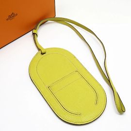 Hermès Hermes HERMES Smartphone Case In The Loop To Go PM Chevre Mizol Jaune Naple Other