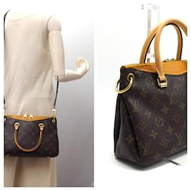 Louis Vuitton-Louis Vuitton Monogram Pallas BB Shoulder Bag-Golden,Orange