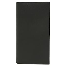 Hermès-Hermes MC2 Fleming Billfold Long Wallet-Black