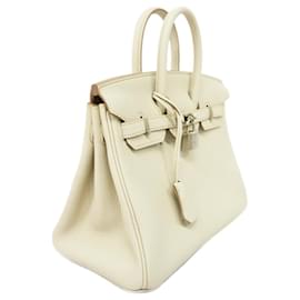 Hermès-Hermes Handbag Birkin 25 B Engraved Togo Beton Ladies-Other