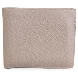 Hermès-Hermes Long Bill Wallet in Grayish Leather-Grey
