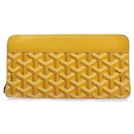 Goyard Matignon GM Long Wallet Yellow