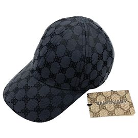 Balenciaga Gucci Collaboration Hacker Project Cap Black