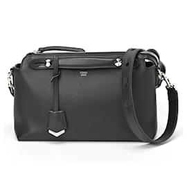 Fendi-Sac Boston Medium By The Way de Fendi-Noir