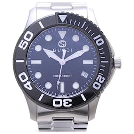 Gucci-GUCCI Diver Date YA126279 Stainless Steel Men's Wristwatch-Other