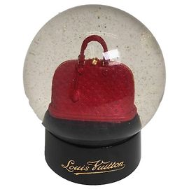 Figurina Snowdome Alma di Louis Vuitton Nero Rosso