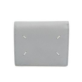 Maison Martin Margiela Damen Leder Geldbörse Maison Margiela Hellblau