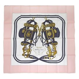 Lenço Brides de Gala Hermès Carre 90 Multicor