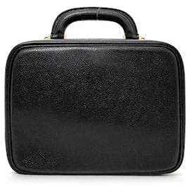 Chanel-Chanel Caviar Skin Handbag Vanity Bag-Black