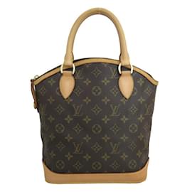 Louis Vuitton-Louis Vuitton Monogram Lockit Handbag-Brown,Monogram