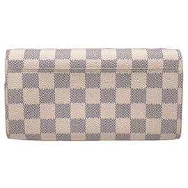 Louis Vuitton-Louis Vuitton Portefeuille Sarah Azure Long Wallet-Brown,White