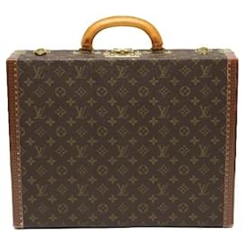 Louis Vuitton-Louis Vuitton President Monogram Attaché Case-Brown