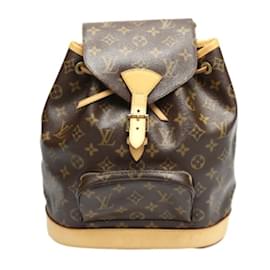 Louis Vuitton-Louis Vuitton Monogram Montsouris MM Backpack-Brown