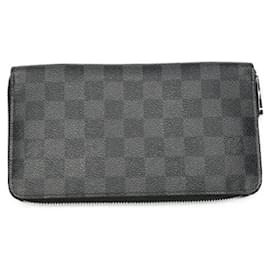 Louis Vuitton-Louis Vuitton Damier Graphite Long Wallet-Black
