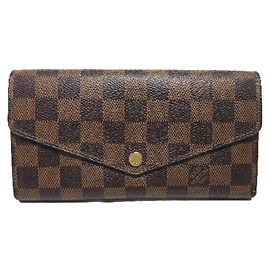 Louis Vuitton Ebene Long Wallet Damier ebene
