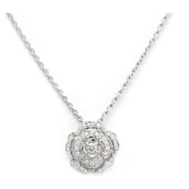Colar de Ouro Branco K18WG Camélia da Chanel Outro