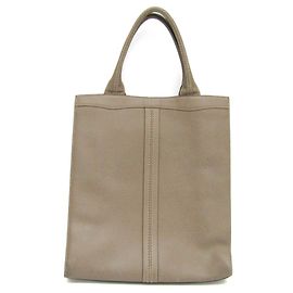 Valextra Medium Punch V5U07 Ledertasche Grau