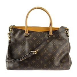 Louis Vuitton-Louis Vuitton Monogram Pallas Handbag-Brown,Monogram