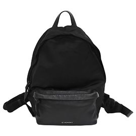 Zaino in nylon e pelle con borchie Givenchy Nero