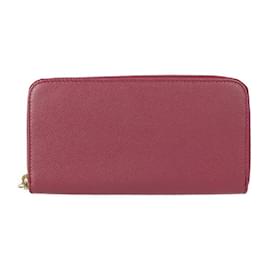 Bulgari-Bvlgari Amethyst Leather Coin Purse-Pink,Purple