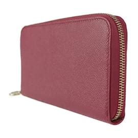 Bulgari-Bvlgari Amethyst Leather Coin Purse-Pink,Purple