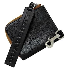 Burberry-Burberry L-Shaped Coin Case-Brown,Black