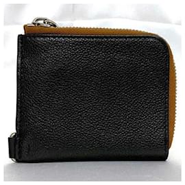 Burberry-Burberry L-Shaped Coin Case-Brown,Black