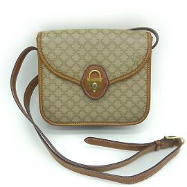 Céline Bolsa de ombro com padrão Cadena da Celine Macadam Outro