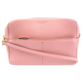 Autre Marque-J&M Davidson Leather Pink Shoulder Bag-Pink