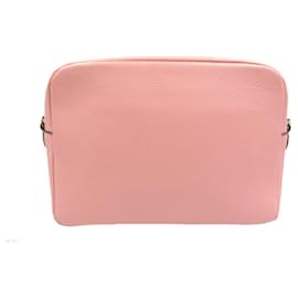 Autre Marque-J&M Davidson Leather Pink Shoulder Bag-Pink