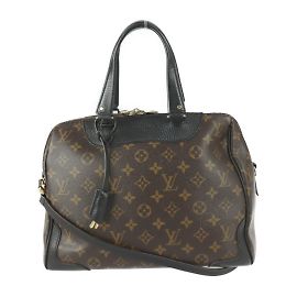 Borsa Louis Vuitton Retiro Marrone Nero Monogramma