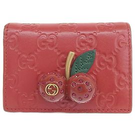 Portefeuille bi-fold rouge Gucci Rouge