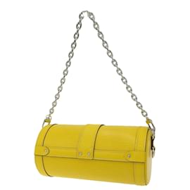 Louis Vuitton-Louis Vuitton Epi Papillon Trunk Shoulder Bag-Yellow