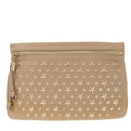 Jimmy Choo-Pochette Zena Second de Jimmy Choo-Beige