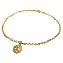 Cinturón de cadena dorada vintage de Chanel Dorado
