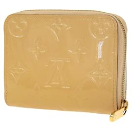 Louis Vuitton-Louis Vuitton Monogram Vernis Zippy Coin Purse-Beige,Other