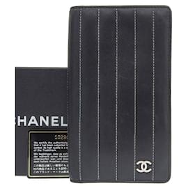 Chanel-Chanel Mademoiselle Long Wallet-Black