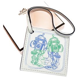 Hermès Hermes Charm Carenano BRIDES de GALA White