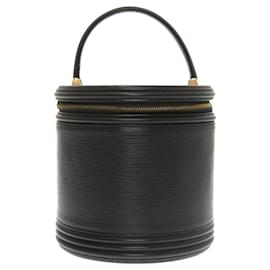 Louis Vuitton-Louis Vuitton Epi Cannes Black Handbag-Black