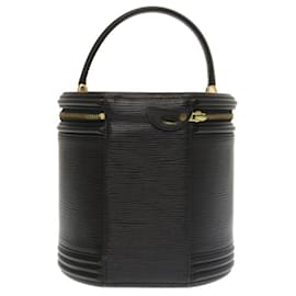 Louis Vuitton-Louis Vuitton Epi Cannes Black Handbag-Black