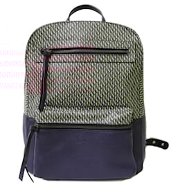 Christian Louboutin-Sac à dos en PVC et cuir multicolore Christian Louboutin-Multicolore,Bleu Marine